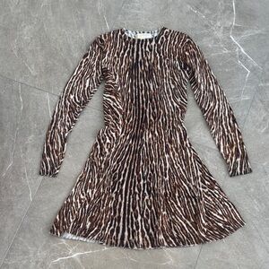 Michaels Brown and Black Patterned Top